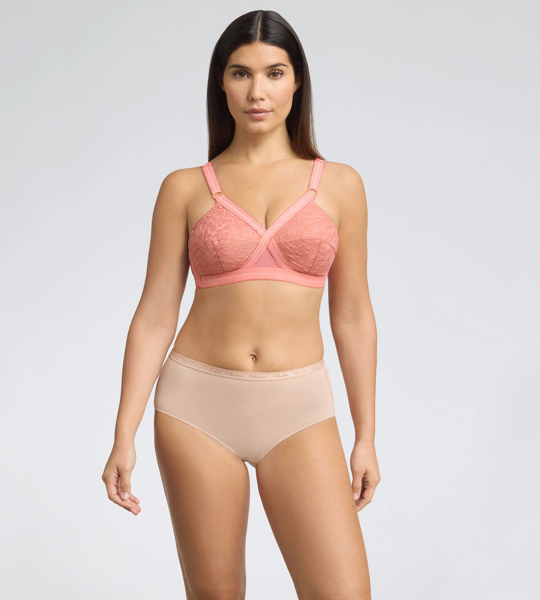 Reggiseno senza ferretto arancione Criss Cross 556 - Image 3