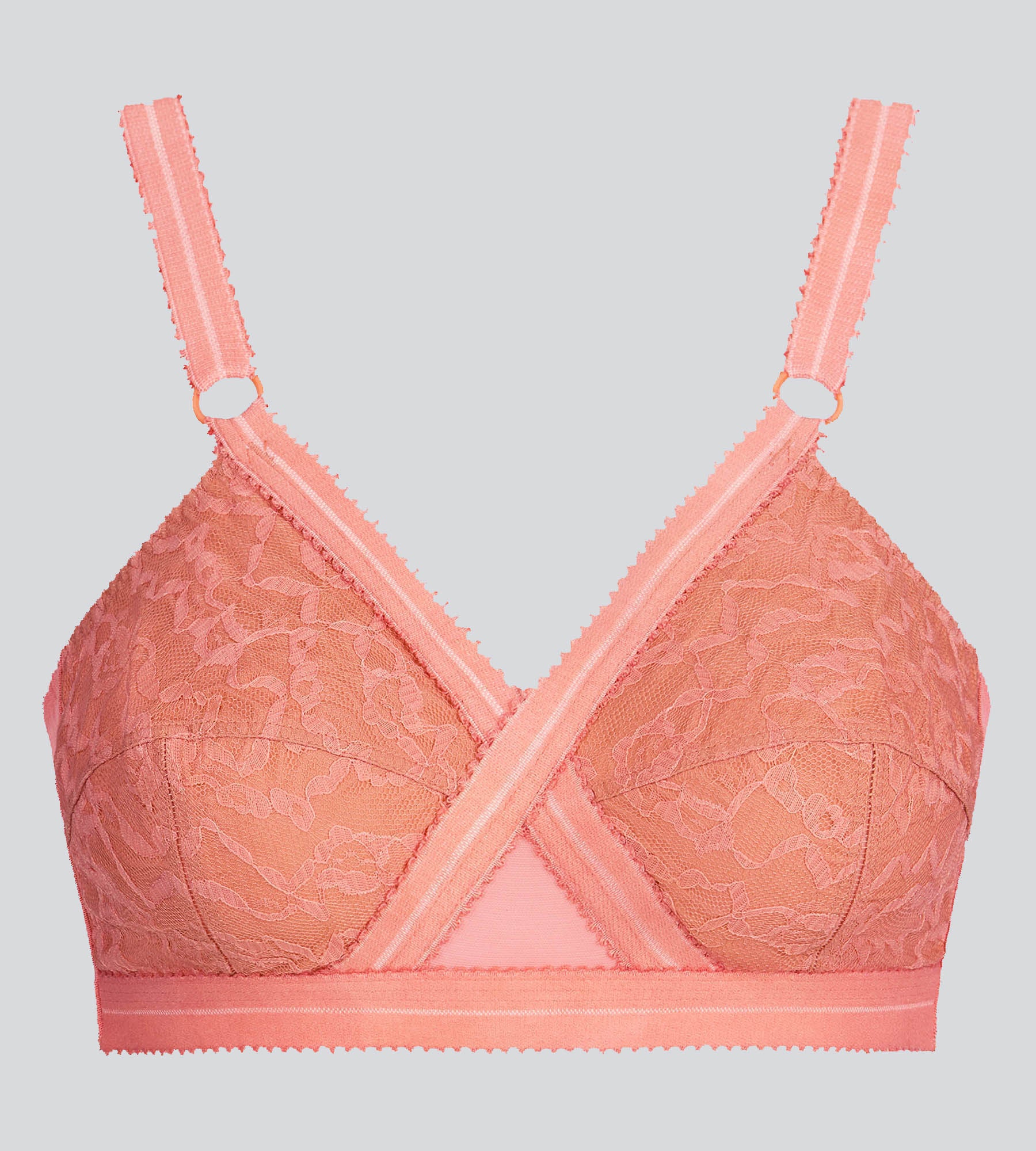 Reggiseno senza ferretto arancione Criss Cross 556 - Image 5