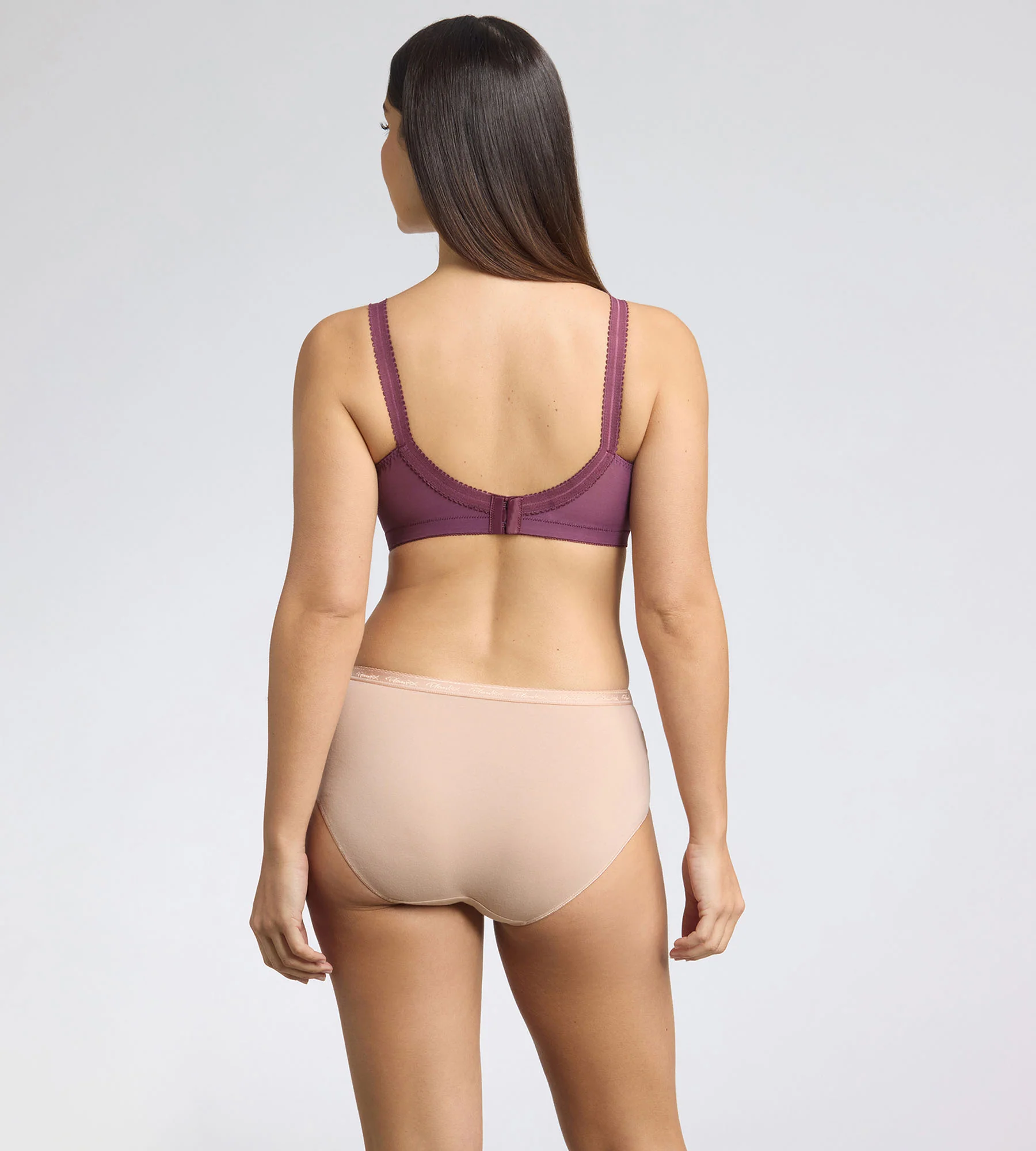 Reggiseno senza ferretto viola Criss Cross 556 - Image 4